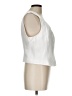 DKNY White Sleeveless Blouse Size L - photo 4