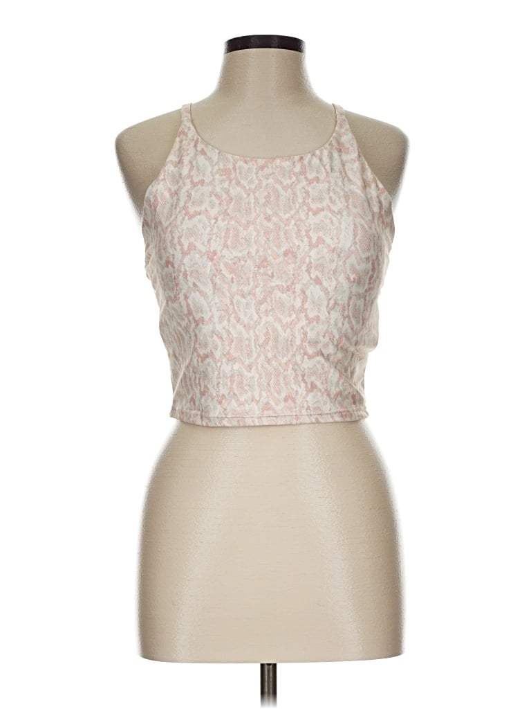 Pre-owned Active By Old Navy Tank Top Pink Halter Neckline Tops
