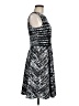 Sandra Darren Tweed Silver Cocktail Dress Size 8 - photo 4