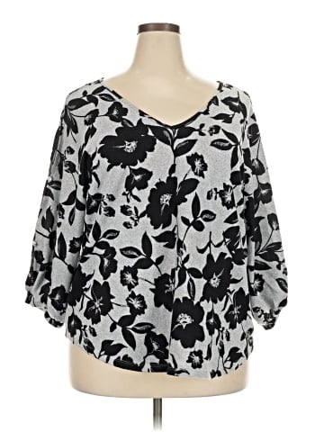 Adrienne Vittadini 3/4 Sleeve Blouse (view 1)