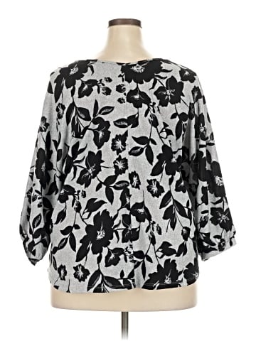Adrienne Vittadini 3/4 Sleeve Blouse (view 2)