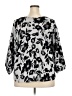 Adrienne Vittadini Silver 3/4 Sleeve Blouse Size 2X - photo 2