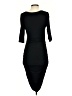 Aqua Solid Black Cocktail Dress Size S - photo 2