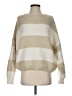 Hippie Rose 100% Polyester Stripes Tan Pullover Sweater Size S - photo 1