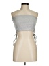Kittenish 100% Cotton Silver Tube Top Size M - photo 1