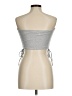 Kittenish 100% Cotton Silver Tube Top Size M - photo 2