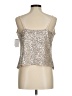 Leith Silver Sleeveless Top Size M - photo 2
