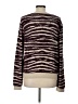 Peyton Jensen Animal Print Purple Pullover Sweater Size L - photo 2
