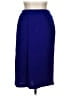 Unbranded 100% Acrylic Solid Blue Purple Formal Skirt Size 11 - 12 - photo 1
