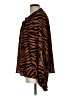 Flying Tomato Animal Print Brown Long Sleeve Blouse Size L - photo 5
