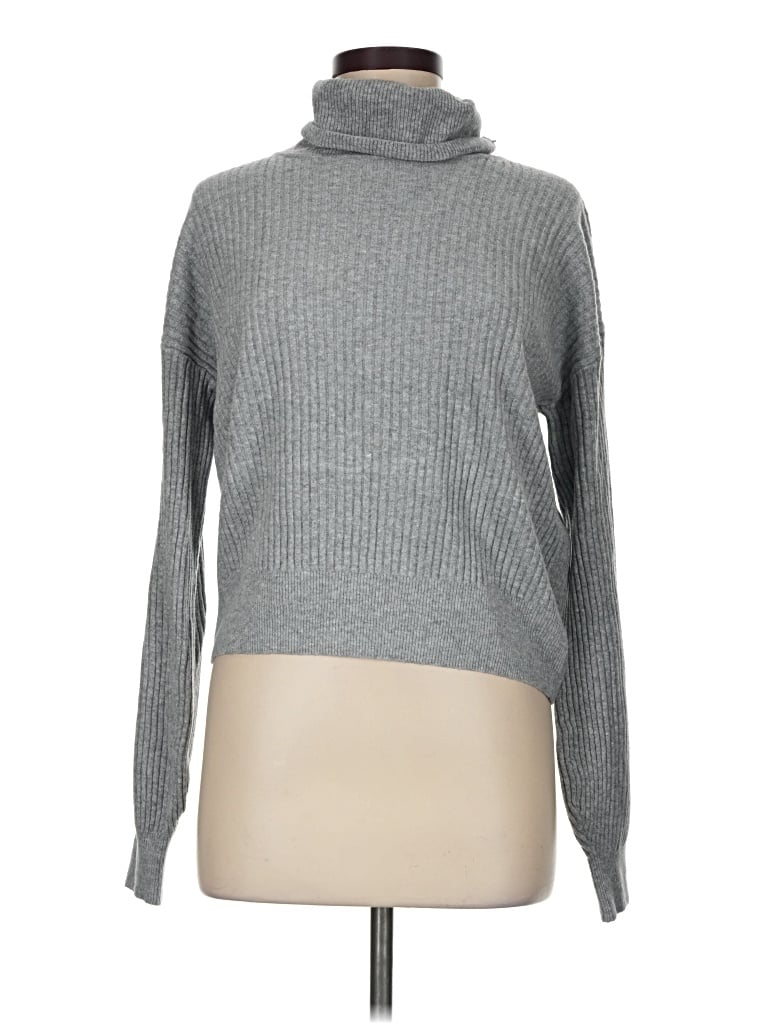 Pre-owned Gap Turtleneck Sweater In Gray