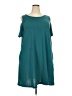 Nemidor 100% Polyester Solid Teal Casual Dress Size 18 - photo 1
