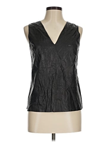 Vince. Sleeveless Silk Top (view 1)
