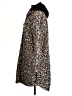 Nuage 100% Polyester Animal Print Brown Coat Size S - photo 5