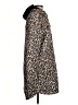Nuage 100% Polyester Animal Print Brown Coat Size S - photo 4