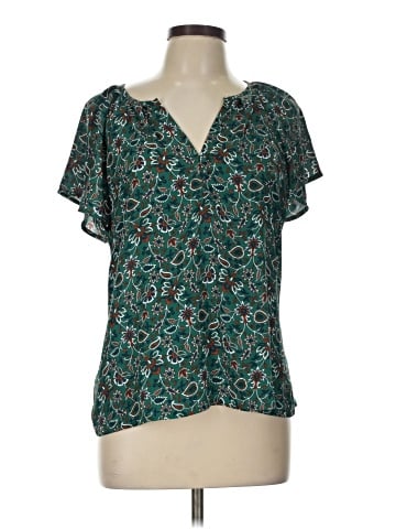 Ann Taylor LOFT Short Sleeve Blouse (view 1)