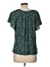 Ann Taylor LOFT 100% Polyester Teal Short Sleeve Blouse Size Lg Petite - photo 2