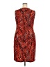 Nine West Animal Print Red Cocktail Dress Size XXL - photo 2
