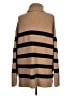Unbranded Stripes Tan Turtleneck Sweater Size L - photo 2