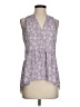 1.State 100% Polyester Purple Sleeveless Blouse Size XS - photo 1