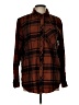 Gap 100% Cotton Plaid Brown Long Sleeve Button-Down Shirt Size L - photo 1