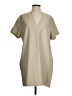 Unbranded Solid Tan Casual Dress Size 4 - photo 1