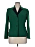 Kasper A.S.L. 100% Polyester Green Blazer Size 14 Petite - photo 1