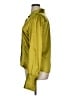 Apostrophe 100% Polyester Metallic Green Long Sleeve Blouse Size 16 - 18 - photo 5
