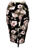 Assorted Brands Floral Black Formal Skirt Size XL - photo 2