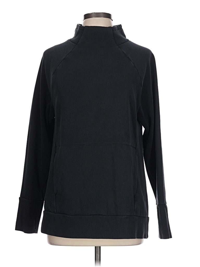 Pre-owned Fabletics Turtleneck Sweater In Black