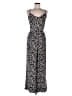 MICHAEL Michael Kors 100% Polyester Print Black Jumpsuit Size M - photo 1