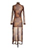 Assorted Brands Graphic Brown Tan Casual Dress Size S (estimated) - photo 2