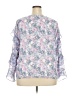 Vince Camuto 100% Polyester Blue 3/4 Sleeve Blouse Size XXL - photo 2
