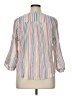 Chaps 100% Cotton Gray 3/4 Sleeve Blouse Size XL - photo 2