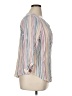 Chaps 100% Cotton Gray 3/4 Sleeve Blouse Size XL - photo 4