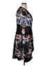City Chic Print Black Cocktail Dress Size 14 Plus (XS) - photo 4