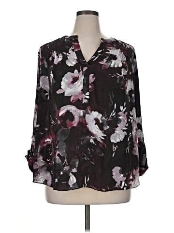 Simply Vera Vera Wang 3/4 Sleeve Blouse (view 1)