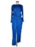 IMAN 100% Tencel Blue Jumpsuit Size M (petite) - photo 1