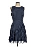 Maison Jules Polka Dots Blue Cocktail Dress Size M - photo 1