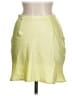 RUMOURS Solid Green Casual Skirt Size M - photo 2