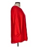 MNG Suit Red 3/4 Sleeve Blouse Size L - photo 4