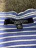 Thakoon Stripes Blue Long Sleeve Blouse Size XL - photo 7