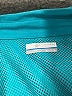 Columbia 100% Polyester Solid Teal Long Sleeve Blouse Size XXL - photo 6