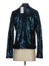 Colleen Lopez Metallic Blue Blazer Size S - photo 2