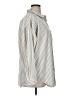 Maurices 100% Polyester Stripes Silver Long Sleeve Blouse Size 16 (1) - photo 4