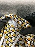 DR2 100% Polyester Print Yellow Long Sleeve Blouse Size L - photo 7