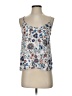 H&M 100% Polyester Silver Sleeveless Top Size 2 - photo 1