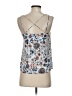 H&M 100% Polyester Silver Sleeveless Top Size 2 - photo 2