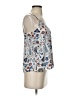 H&M 100% Polyester Silver Sleeveless Top Size 2 - photo 4