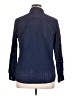 Old Navy 100% Cotton Polka Dots Blue Long Sleeve Button-Down Shirt Size XL - photo 2